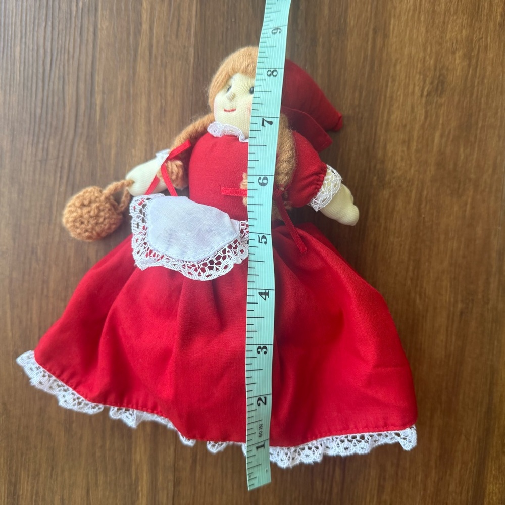 Little Red Riding Hood Topsy Turvy Flip Doll Grandma Stuffed Reversible Storytel - Picture 10 of 10